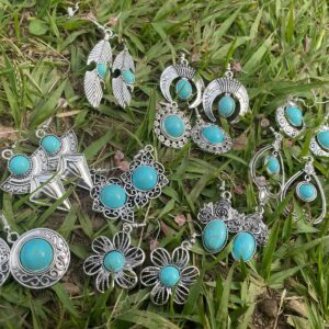 💎Pendientes con Piedra Turquesa✨